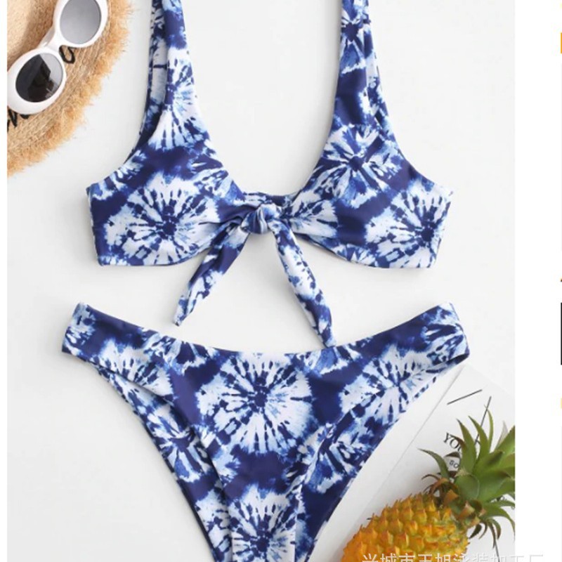 AliExpress printed swimsuit women's European and American new sexy BIKINI BIKINI cross-border swimsuit