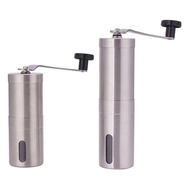 Foreign trade coffee grinder OEM custom portable 304 stainless steel coffee bean grinder hand coffee machine