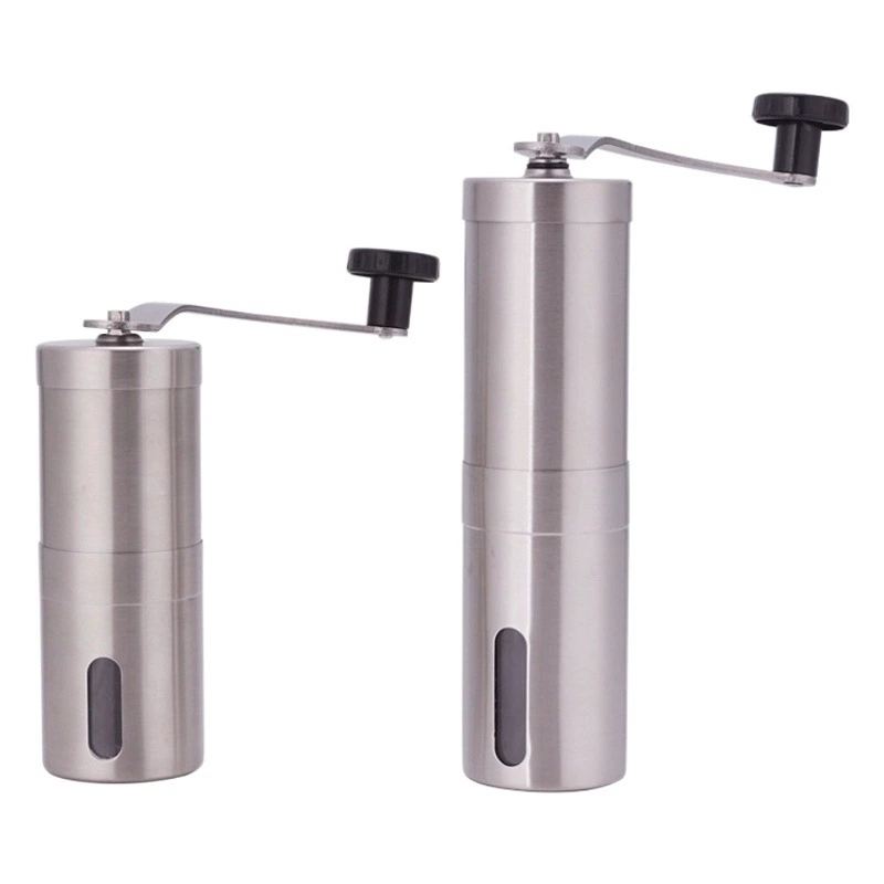 Внешняя торговля кофе шлифовальный OEM на заказ портативный 304 из нержавеющей стали кофе в зернах шлифовальный ручной кофемашина