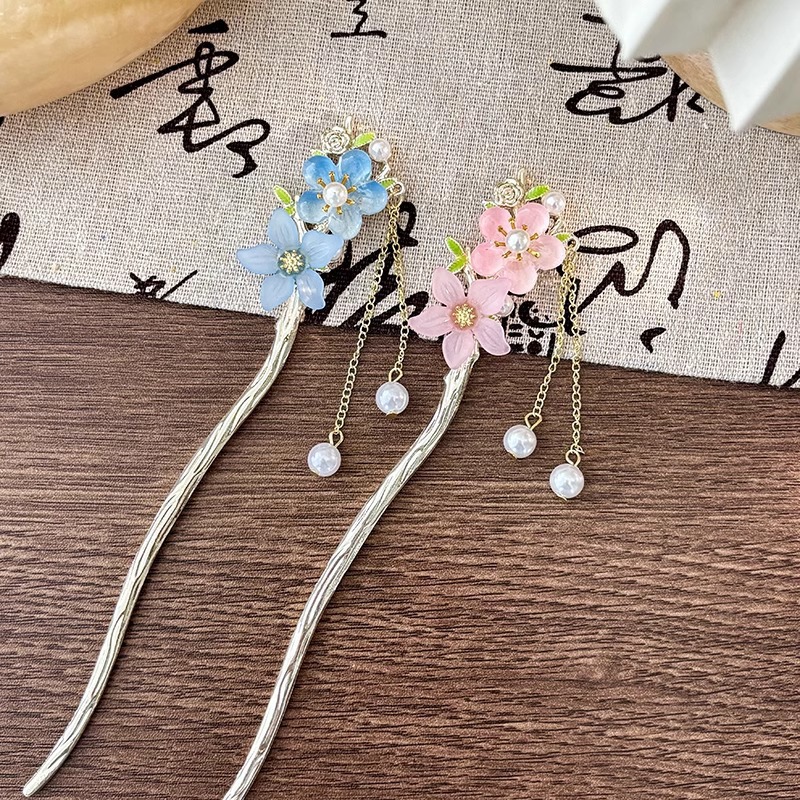 Nuevo estilo chino ropa de cabello estilo antiguo paso agitar ping pin