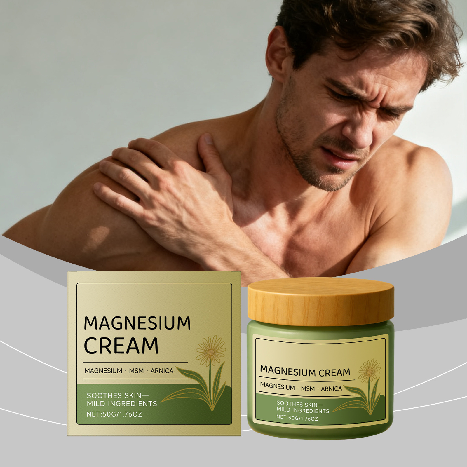 Plant Body Care Cream Plant Essence Gently Cares for Wrist and Knee Skin Massage for Daily External Application