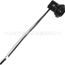 E12电木串联灯头 E12电木外环灯头带15Cm 1015 18#黑白线  E12灯