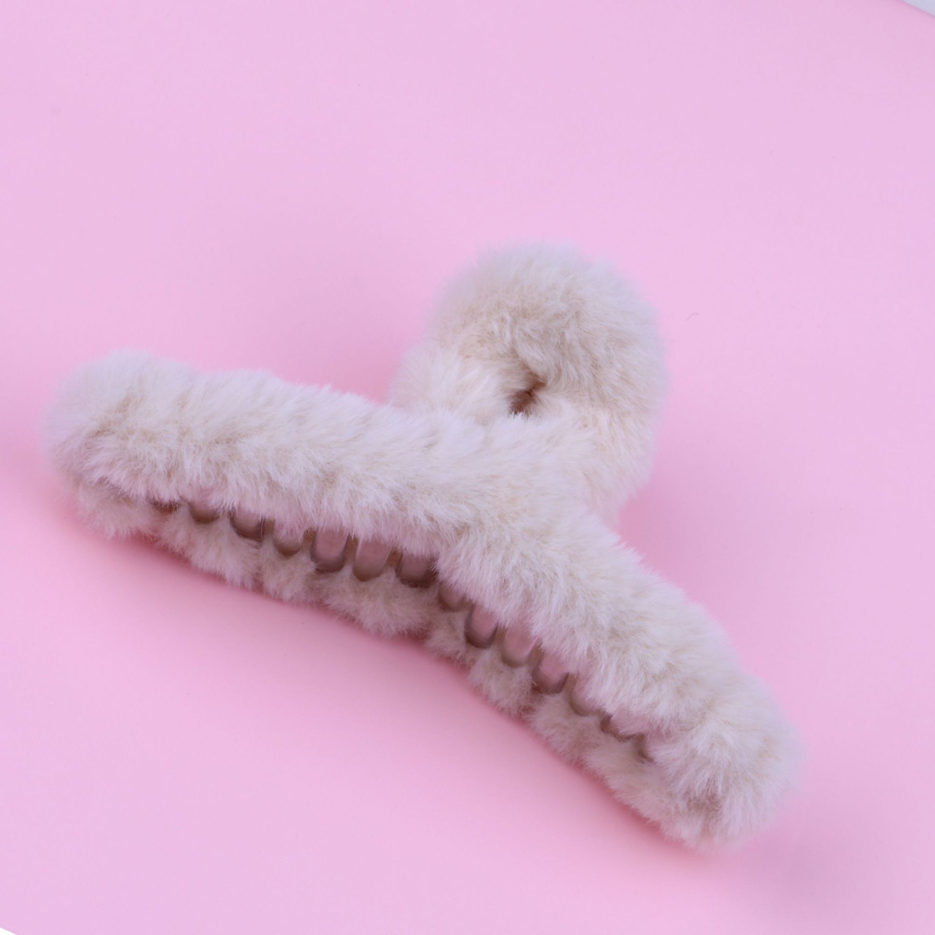 13cm 털실 집게핀 아이보리