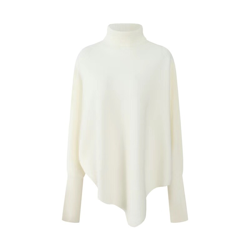 New Hong Kong-style loose batwing sweater, high-neck knitwear, plus-size, versatile, casual, warm top for autumn and winter New Hong Kong-style loose batwing sweater, high-neck knitwear, plus-size, versatile, casual, warm top for autumn and winter