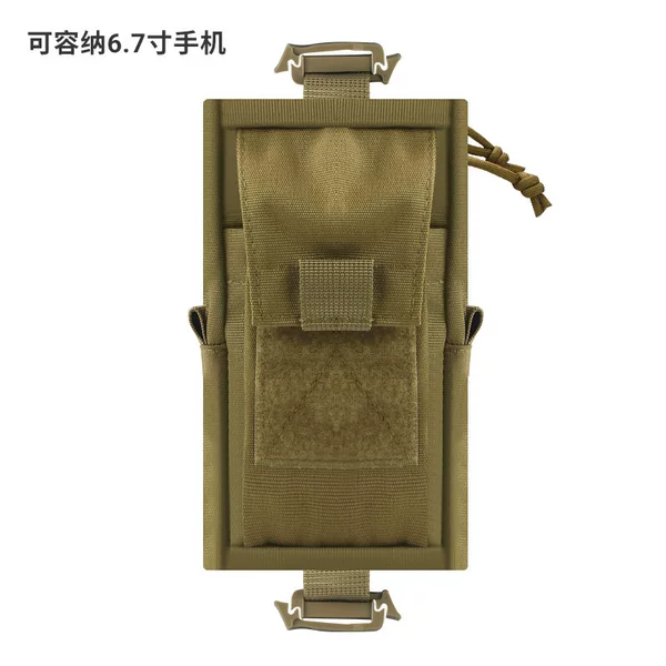 Outdoor Sports Mobile Phone Bag Molle Accessory Bag Edc Cosmetics Bag Multi-Functional Military Fan Tactical Shoulder Strap Accessory Bag
