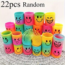 J 96200 Mini Emoji Rainbow Spring �������ʺ�Ȧ�羳����