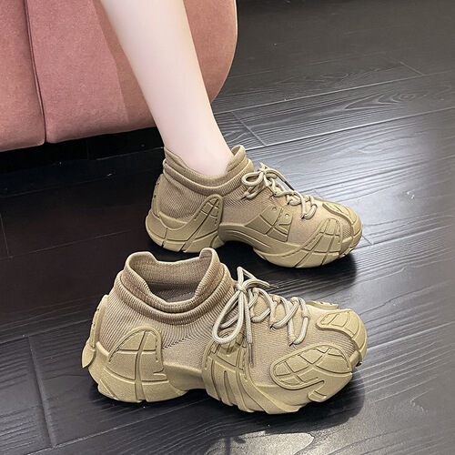 Hollywood Sneaker 2025 New Summer Dad's Lightweight Air-Weave Elastic Breathable Slippers