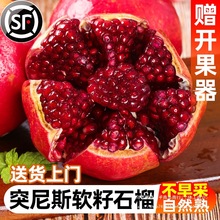突尼斯软籽石榴10斤新鲜水果当季整箱包邮四川会理石榴大果9无籽