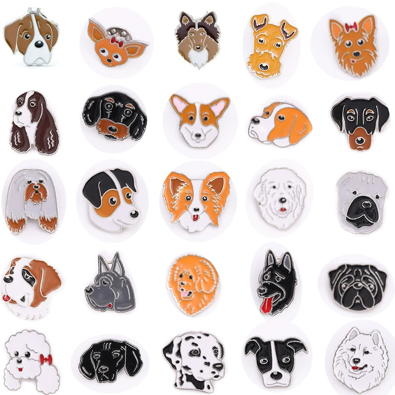 Metal brooch lapel pin, universal decorations for men and women, pet, Birthday gift