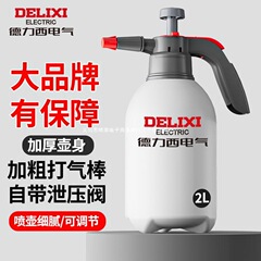 德力西电气高压式浇水壶家用消毒喷水壶耐高温园艺手提洒水壶喷壶