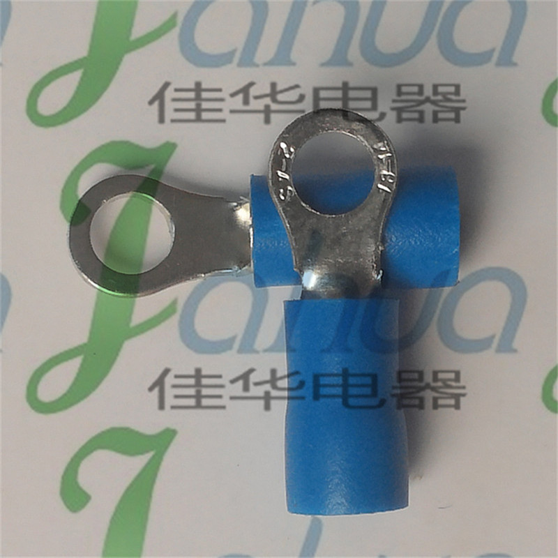 RV2-4S 预绝缘端头 冷压接线耳  铜接头  黄铜