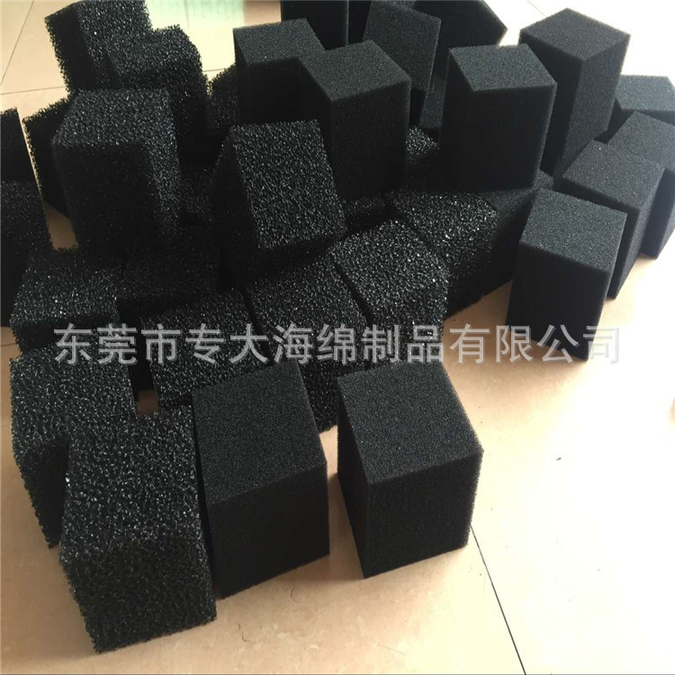 黑色过滤棉 换机油时防溅垫棉片 10-60ppi 防溅油污水杂质过滤棉