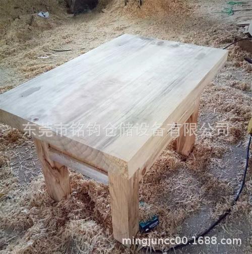 重型实木五金钳工台模具维修台 木质带抽屉钳工工作台现货松木桌