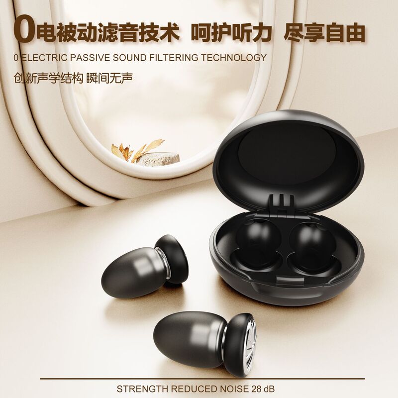 跨境定制款专供硅胶隔音降噪睡眠耳塞挂脖耳塞可定制产品logo颜色|undefined