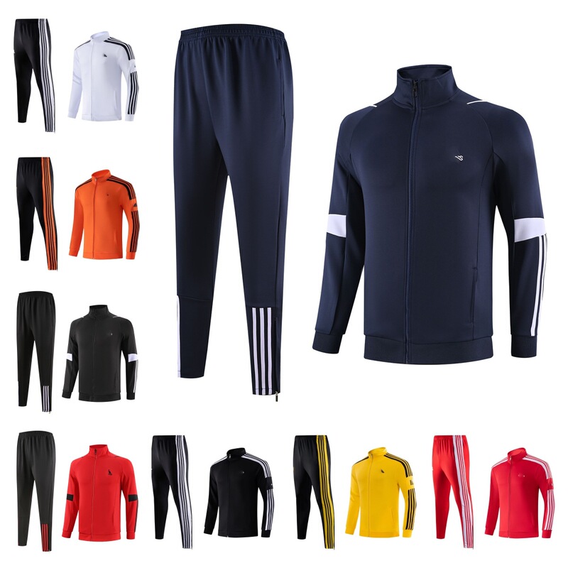 New and Old Style Jackets, Soccer Uniforms, Plain Training Suits, Jogger Pants, Zippered Pants with Detachable Cuffs, Available for Cross-Border Sales