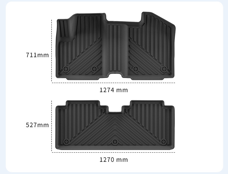 Suitable for 25-26 Chery Icar V23 Car Special Floor Mats Tpe Floor Mats Trunk Mats Backrest Mats