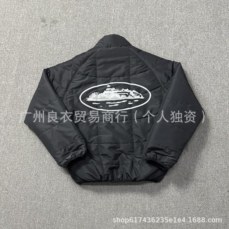 批发CORT美式潮牌刺绣恶魔岛连帽棉服男女ins秋冬季棉衣外套潮ins|undefined