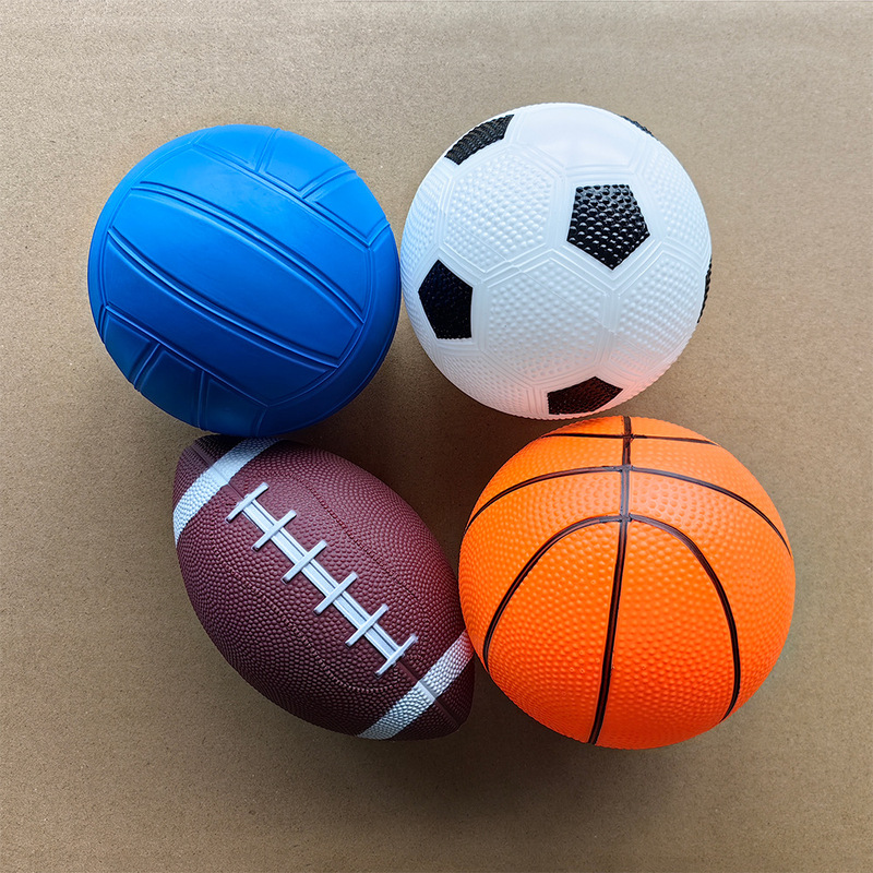 PVC おもちゃボールクロスボーダー環境に優しいインフレータブルバスケットボールサッカーラグビーバレーボールセット子供用ミニボールコンビネーション|undefined