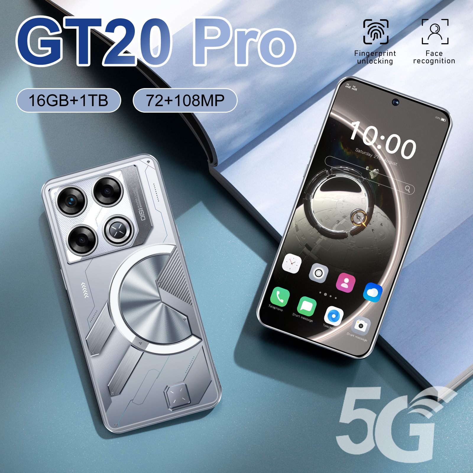 New Cross-Border Mobile Phone Gt20 Pro Smartphone 2+16Gb Android 8.1 Wholesale Aliexpress Supports Customization