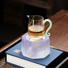 新款蜡烛温茶器家用温茶炉茶道配件加热茶壶茶杯玻璃暖茶器熏香炉