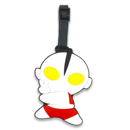 Export PVC soft rubber luggage tags, national fashion cartoon style boarding passes, trolley bags, travel tags, creative trinkets
