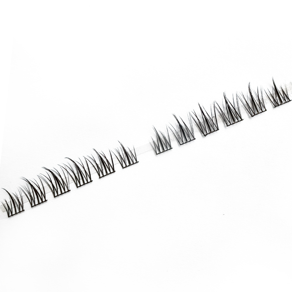 Fábrica directa venta en caliente al por mayor pestañas falsas trilogía bajo las pestañas de flores de sol productos semiacabados puros pestañas salvajes