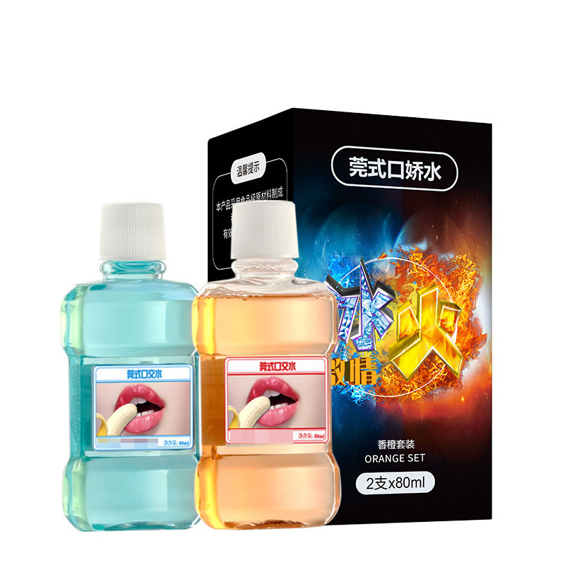 Strawberry Mint Oral Pleasure Liquid 80ml Duo, Warming and Cooling Sensation — detail image 13