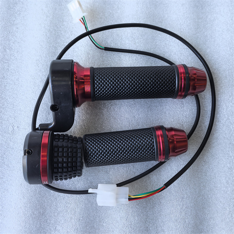 Electric Vehicle Throttle Handle Speed Controller E-bike Accessories Universal 4-Speed Replacement