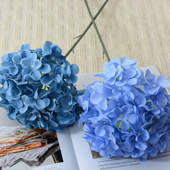 Single Suede Large Flower Anemone DIY Wedding Anemone Flower Artificial Flower Photography Shooting Prop Ornament Fake Green Plant