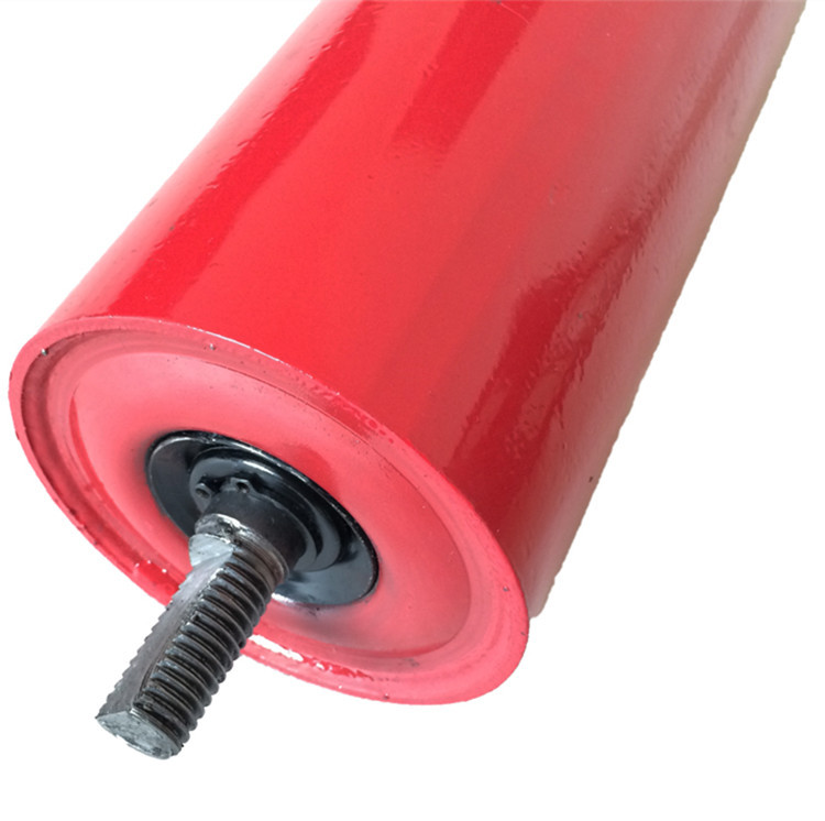 带宽800mm国标75型托辊M16外螺纹挑扣轴