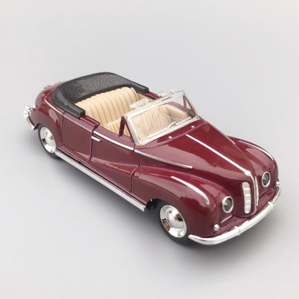 Envío gratis aleación de doble puerta retro convertible coche clásico modelo de coche niño niño juguete pastel horneado
