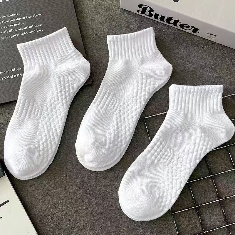 [Algodón de Xinjiang] calcetines antiolores de primavera y verano, calcetines deportivas para hombres y mujeres, calcetines de barco superficiales transpirables
