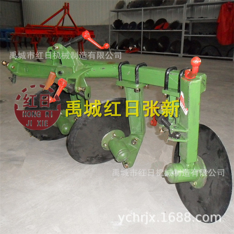 农用手扶圆盘犁 手扶拖拉机带的2片圆盘犁 手扶圆盘犁锰钢犁片