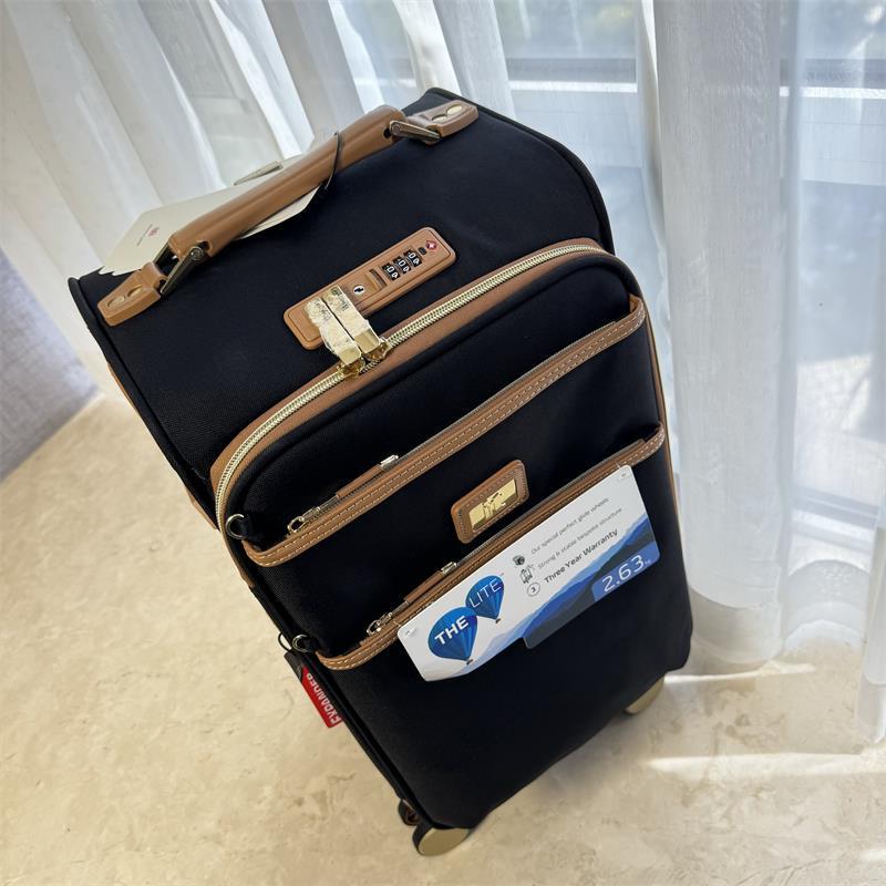 It Cloth Suitcase 20inch Expandable Carry-On Suitcase with Combination Lock, Waterproof, Lightweight Trolley Case, Export to the Uk Carry-On Suitcase