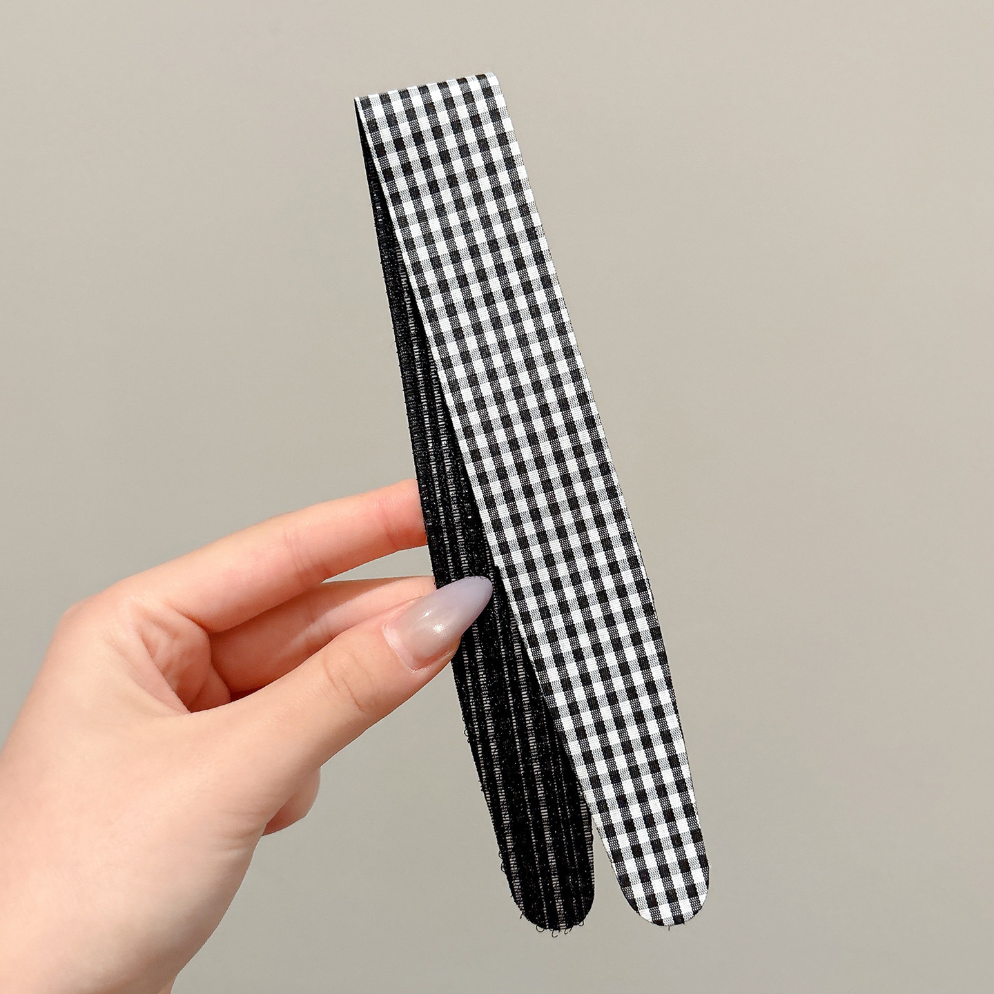 Velcro cinta de cabello frangeas de cabello roto acabado artefacto de publicación diaria uso exterior de banda de cabello universal fuera de la red banda de cabeza roja