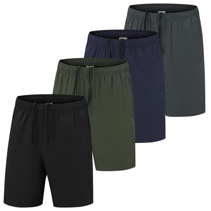 Pantalones cortos de moda de verano delgados pantalones casuales sueltos pantalones deportivos de playa pantalones de 5 puntos