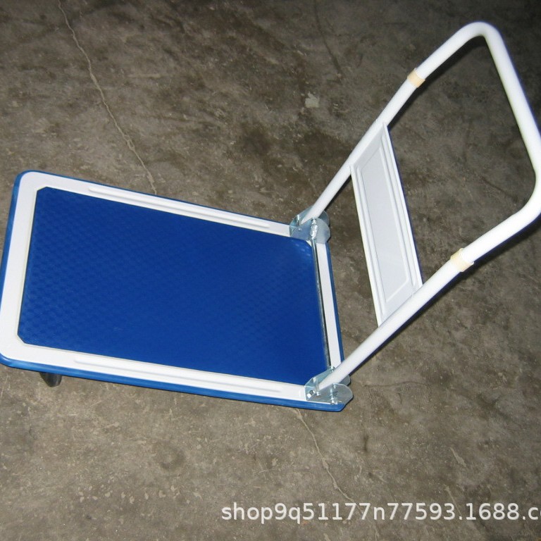 高品质日本平板车1501 物美价廉工具车 园艺搬运车橡胶轮塑料脚轮