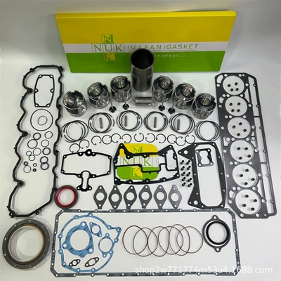Customized Caterpillar C9.3 engine overhaul kit with four matching mechanical engineering pistons and components (Piston, piston ring, piston pin) - c93-overhaul-kit