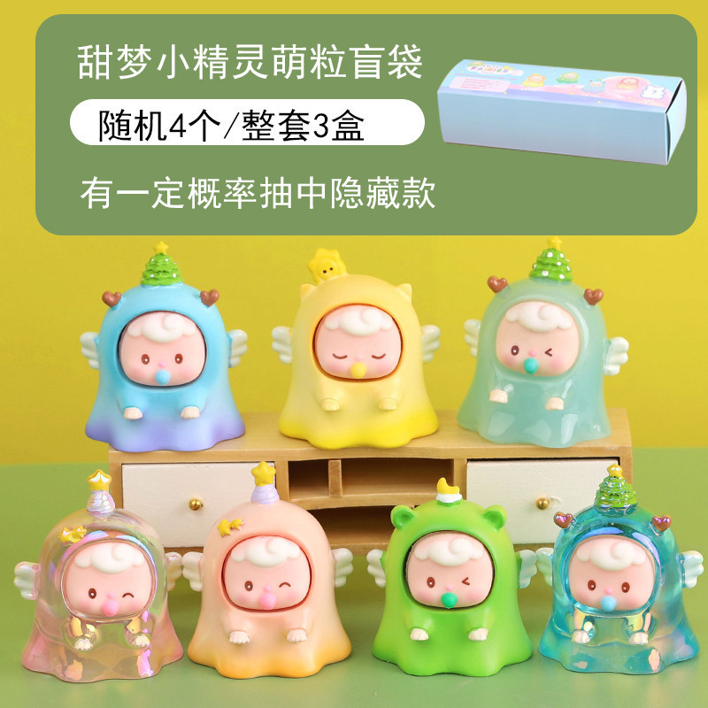 正規版では春風盲箱人形が人形を手にして人形樹脂工芸のアイデアプレゼントを作って卸売りした