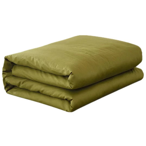 厂家批发单人军绿色被褥被套宿舍床单被罩床上用品学校学生军训被