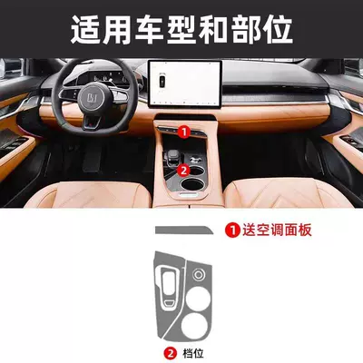 film, TPU wear-resistant, Car headlight protective film - 001-interior-film-center-console-default