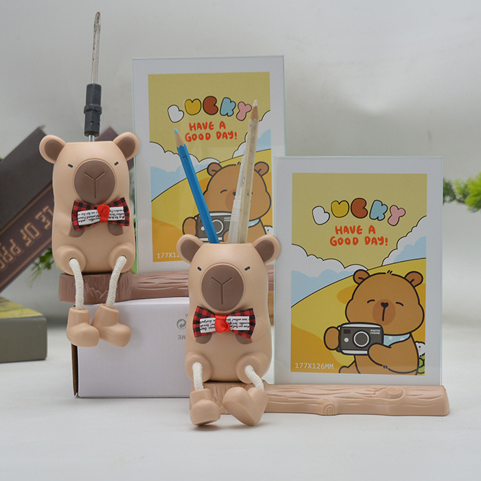 Foreign Trade Standard 7inch Cute Bear Pen Simple Photo Frame Glass Insert Photo Frame Company Gift Photo Studio Wholesale Foreign Trade Standard 7inch Cute Bear Pen Simple Photo Frame Glass Insert Photo Frame Company Gift Photo Studio Wholesale