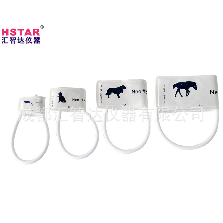 兽用兽医动物宠物监护仪一次性无纺布无囊动物血压袖带袖套绑带