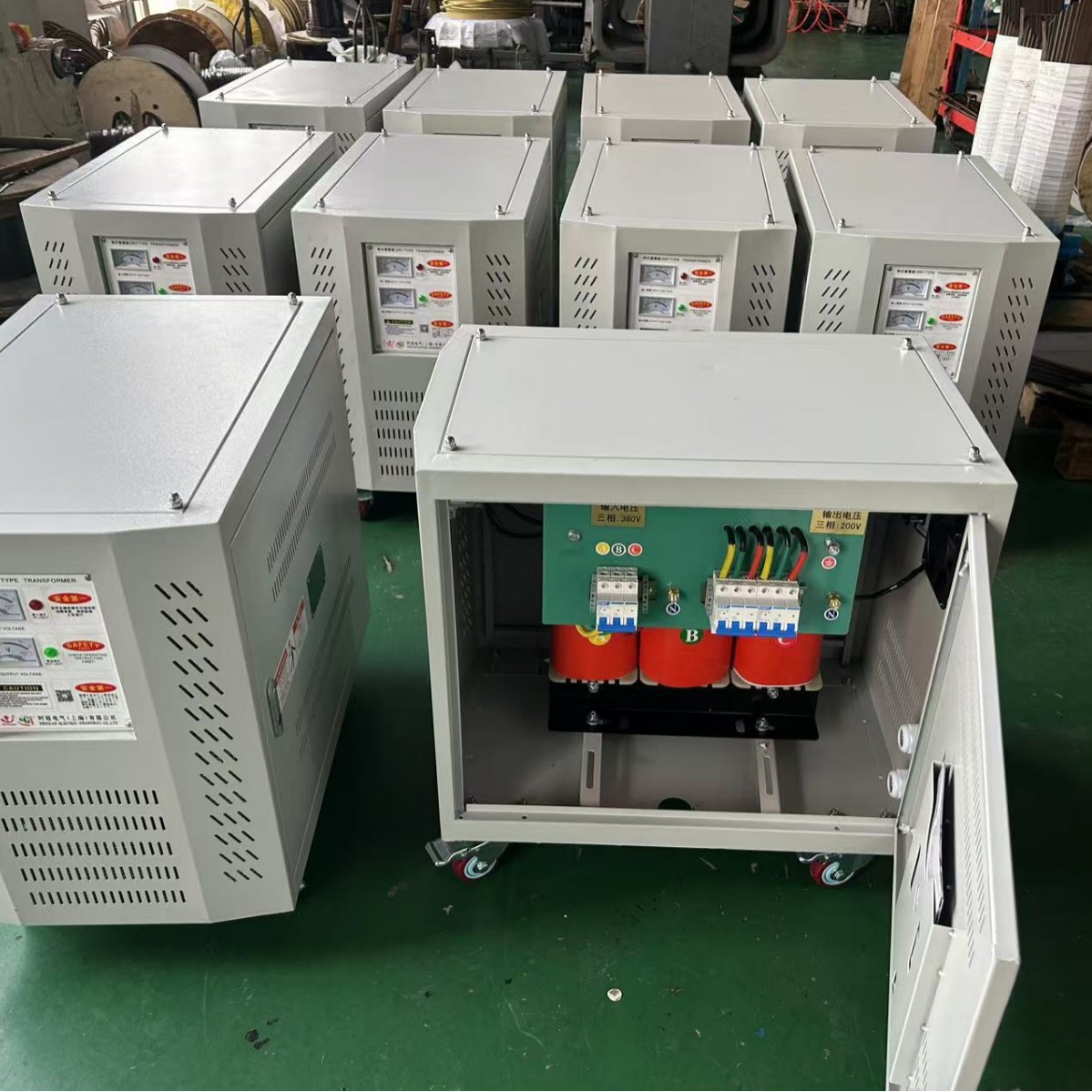 三相干式变压器50KW三相380V变220V200V208V配套使用设备用变压器