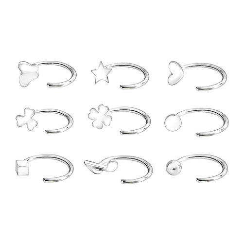 Under the Banyan Tree S999 sterling silver earrings, simple pure silver earrings, elegant silver earrings, new fashionable ear piercing, compact jewelry