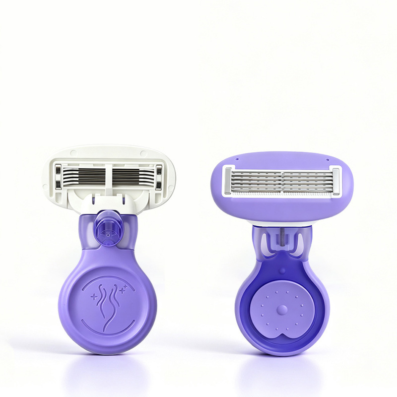 Five-Layer Women's Razor with Aloe Vera Lubrication, Portable Storage Box, Manual Hair Removal Razor for Underarms and Legs, Wholesale for Hotels and Guesthouses