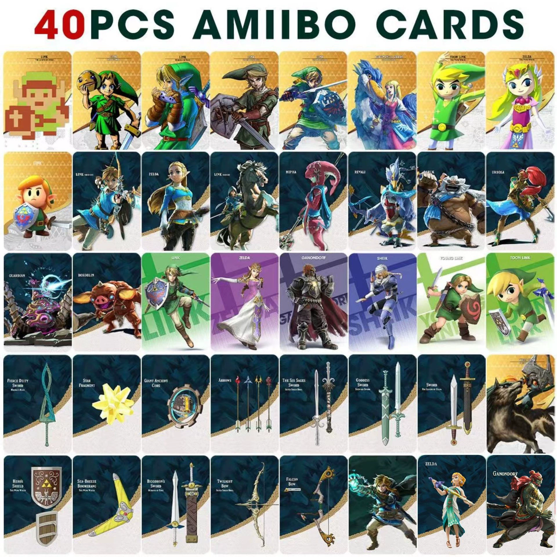Spot Zelda amiibo Kazelda Legend Breath of the Wild Kingdom Tears of Wisdom Linkage Card