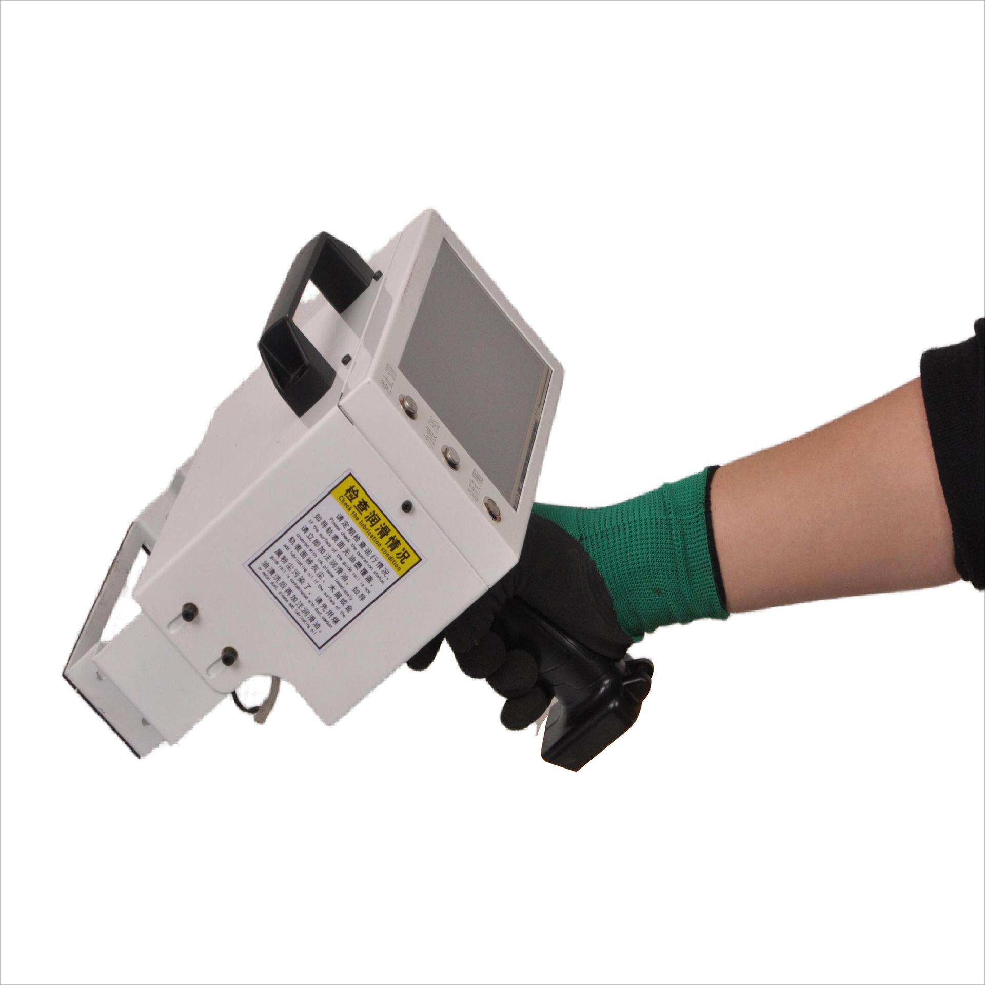 Máquina de marcado eléctrica de mano pequeña, máquina de codificación de impresión de acero, piezas de acero para moldes, brida de placa de acero, máquina de grabado de estructura de acero