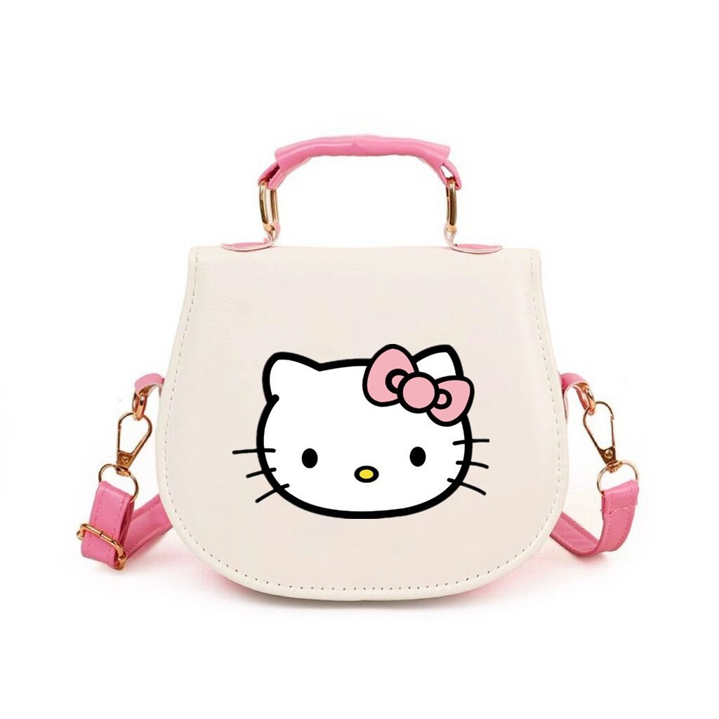New children's cartoon crossbody bag KT cute shoulder bag girls' fashion handbag mini trendy
