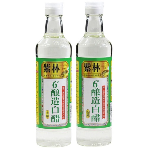 Shanxi Zilin 6 degree edible white vinegar 420ml sushi cold dip brewed vinegar household condiment